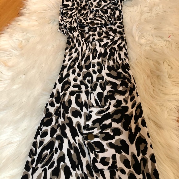 Joseph Ribkoff dress leopard print size 6 - Picture 6 of 7